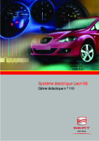 Seat Self Service Program - SSP 110 Système électrique Leon 06 